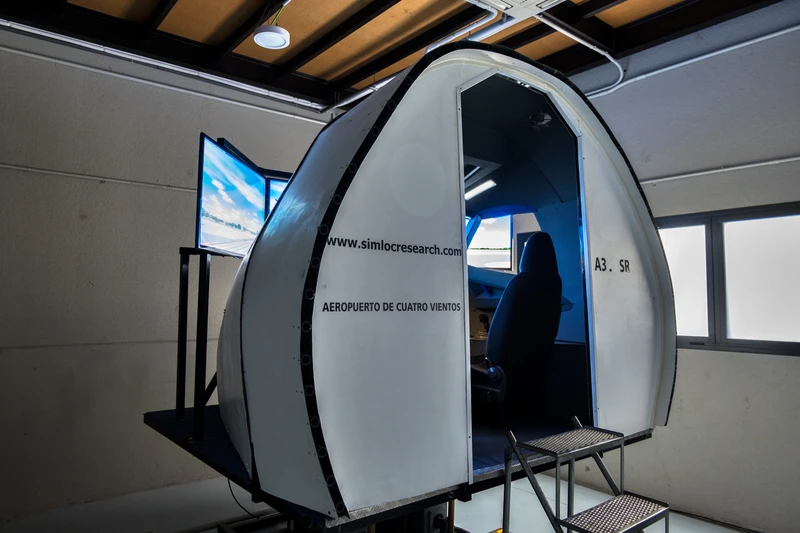 Simulador de Aviation Group. Foto: Aviation Group